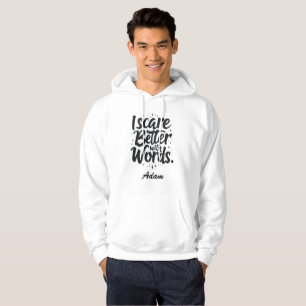 Sudadera Me Temo Mejor Con Palabras Personalizado De Hallow