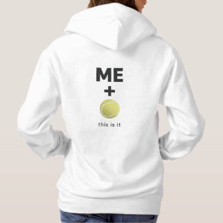 Sudadera ME + Tennis Ball – This Is It Minimal Statement