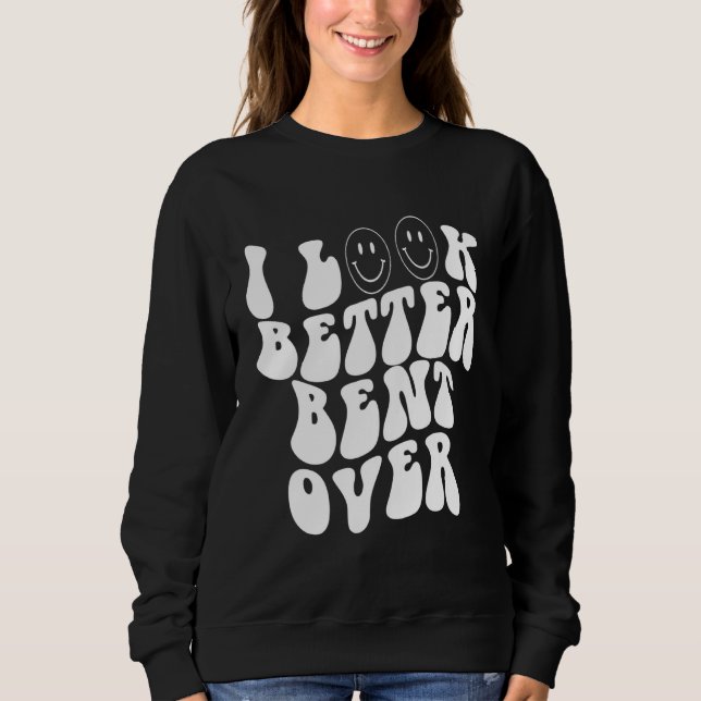 Sudadera me veo mejor doblado    Estético  Tendencia (Anverso)