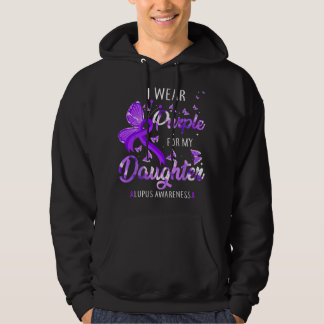 Sudadera Me Visto de Morado Por Conciencia del Lupus de Mi