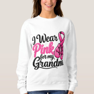Sudadera Me Visto de Rosa por Mi Abuela