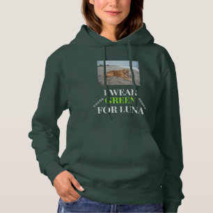Sudadera Me Visto de Verde por Luna - Conciencia sobre Linf