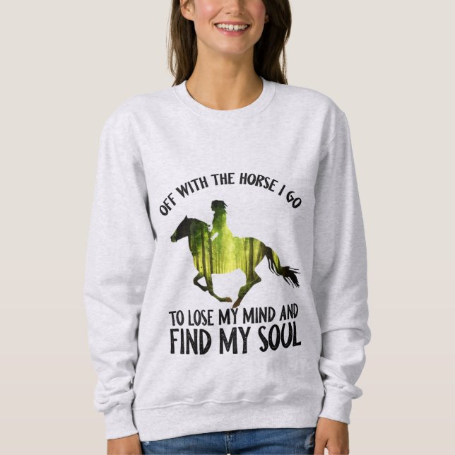 Sudadera Me Voy A Perder El Bosque Mental. (Anverso)