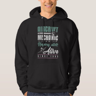 Sudadera Mecánica de la camiseta mecánica del avión Orgullo