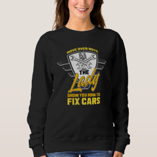 Sudadera Mecánica Femenina De Automóviles - Para Sintonizad