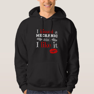Sudadera Mecánico Besé Un Mecánico Y Me Gusta