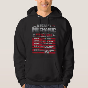 Sudadera Mecánico de aeronaves de frecuencia horaria Mecáni