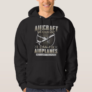Sudadera Mecánico de Aeronaves I Puedo Arreglar Aviones Per