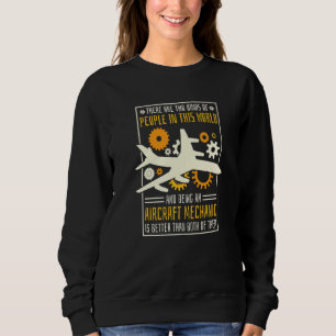 Sudadera Mecánico de Aeronaves Mejor Que Otras Personas Avi