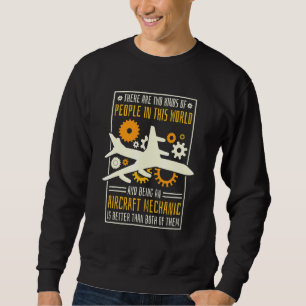 Sudadera Mecánico de Aeronaves Mejor Que Otras Personas Avi