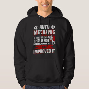 Sudadera Mecánico de Automóviles Si las Piezas Permanecen M