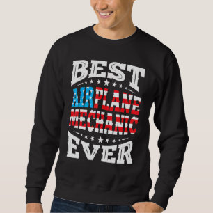 Sudadera Mecánico De Avión 4 De Julio Eeuu Estadounidense