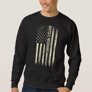 Sudadera Mecánico De Bandera De Eeuu Orgulloso Mecánico Est