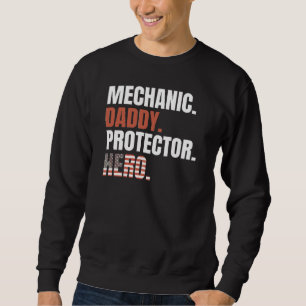 Sudadera Mecánico Papá Protector Héroe Orgulloso Papá Ameri