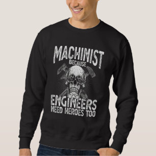 Sudadera Mecánico Porque Los Ingenieros También Necesitan H