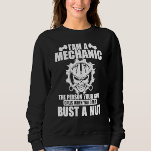 Sudadera Mecánico Soy un mecánico La persona tu Chica