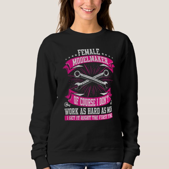 Sudadera Mecanizadora Modelmaker Del Cnc (Anverso)