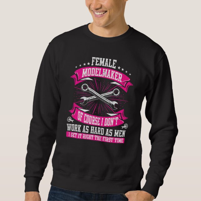 Sudadera Mecanizadora Modelmaker Del Cnc (Anverso)