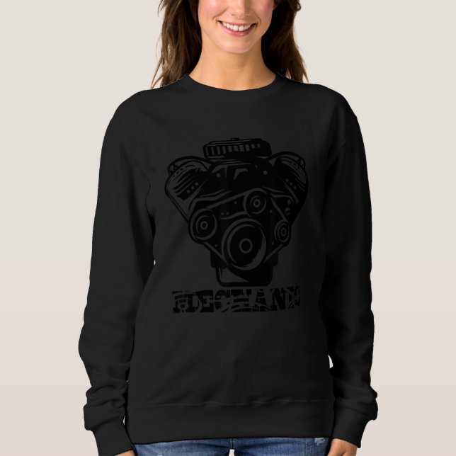 Sudadera Mechanic  Car Engine Machine Repair Tradesman (Anverso)