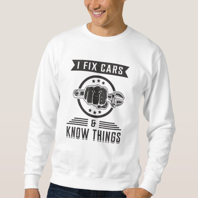 Sudadera Mechanic Car Mechanic Engine Garage Gratis (Anverso)