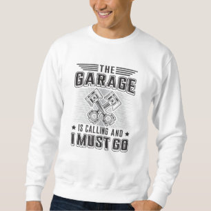 Sudadera Mechanic Car Mechanic Garage Reparación Difícil