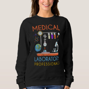 Sudadera Med Lab Science Microscope Medicina Laboratorio Pr