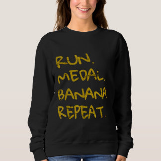 Sudadera Medalla de Banana de media maratón: regalo de cami