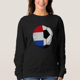 Sudadera Media bandera de los Países Bajos Fútbol