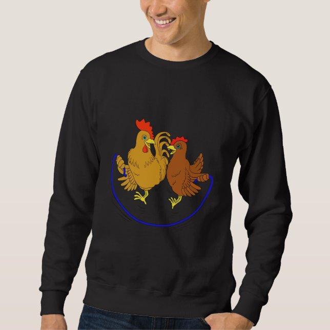 Sudadera Media cuerda de salto de pollo (Anverso)