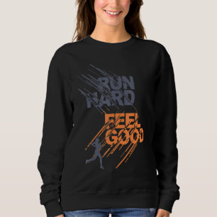 Sudadera Media Marathon Run Hard Feel Good 26 2 13 1 Runnin