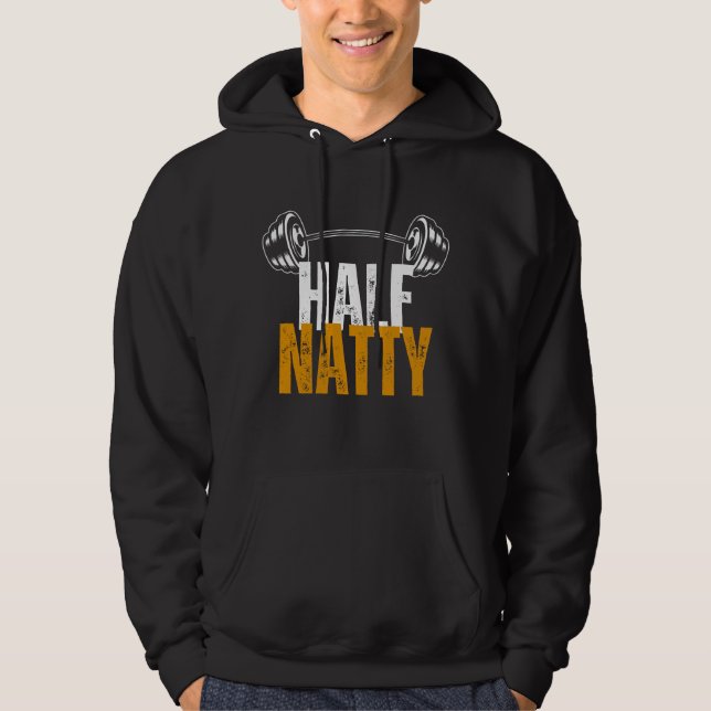 Sudadera Media Natty Funny Bodybuilding Gym Para Hombres (Anverso)