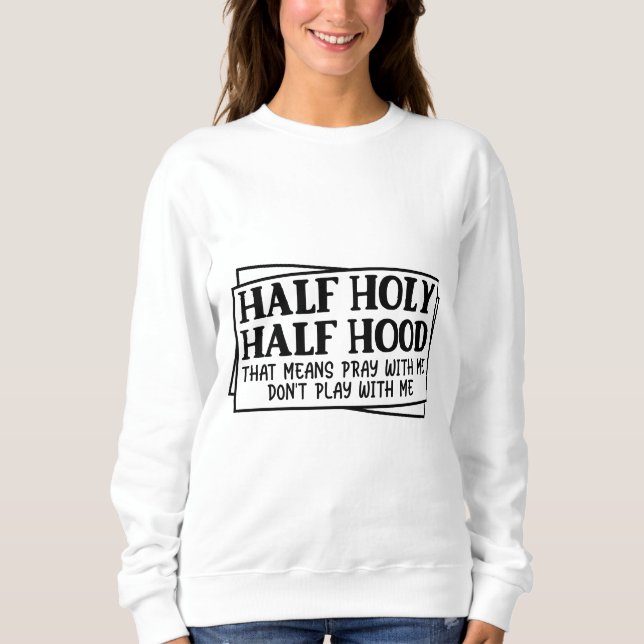 Sudadera Media Sagrada Media Hood (Anverso)