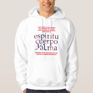Sudadera MediaViolenceControl-SpiritBodySoul Camiseta ESP H