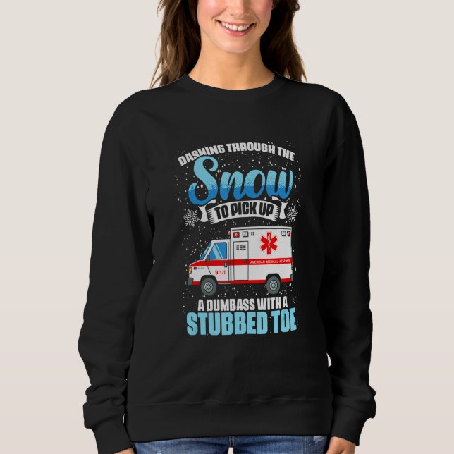 Sudadera Medic Emergency Medical Technician Ambulance EMT P (Anverso)