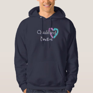 Sudadera Médica Calificado En Azul Naval