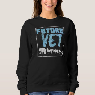 Sudadera Médica de animales de la medicina del futuro Vet E