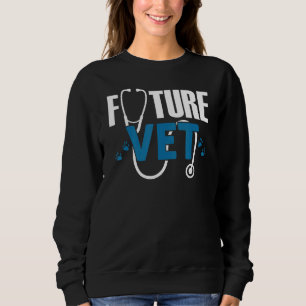 Sudadera Médica de animales de la medicina del futuro Vet E