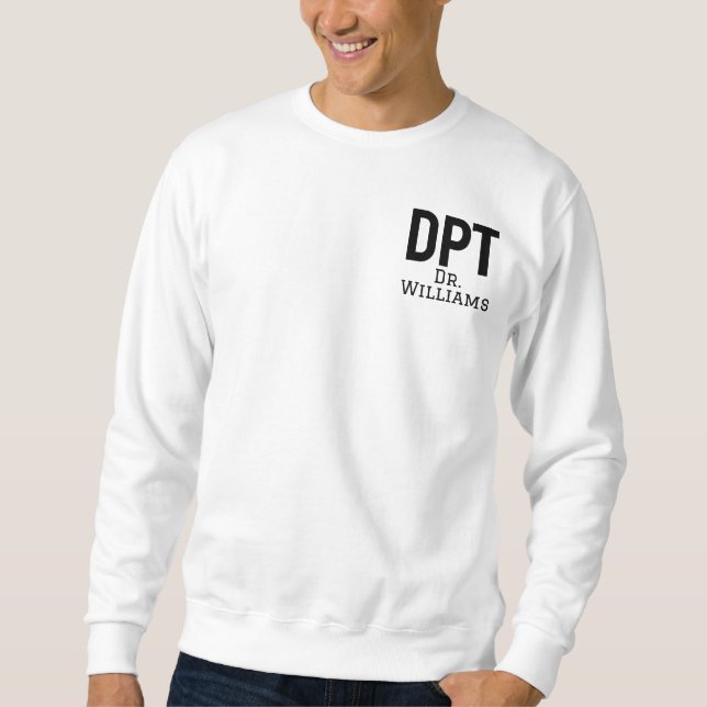 Sudadera Médica de DPT personalizado de regalo de terapia f (Anverso)
