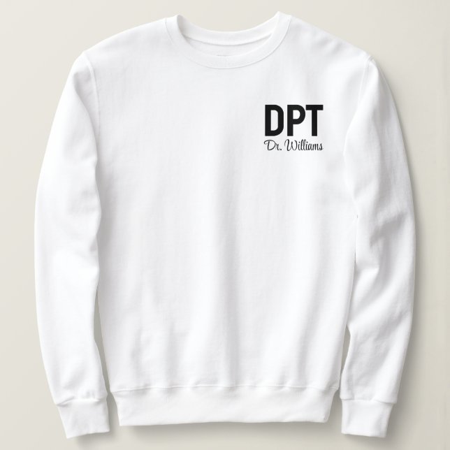 Sudadera Médica de DPT personalizado de regalo de terapia f (Anverso del diseño)