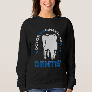 Sudadera Médica de Higiene Dental Ingeniero Artista Dentist