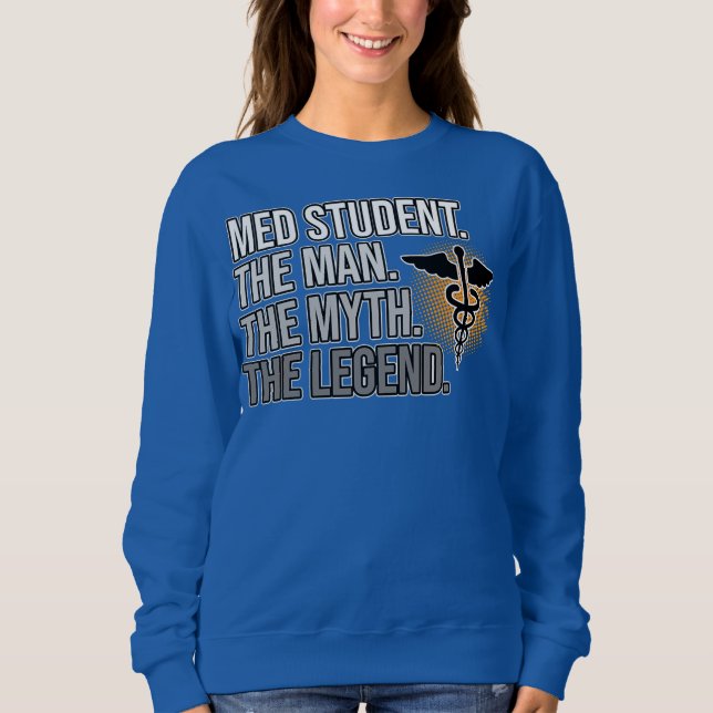 Sudadera Médica de la Facultad de Medicina Med Student Man  (Anverso)
