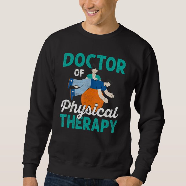 Sudadera Médica De La Terapia Física (Anverso)