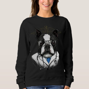 Sudadera Médica de perro veterinario de Boston Terrier Dogt