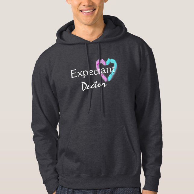 Sudadera Médica Esperante En Gris Oscuro (Anverso)