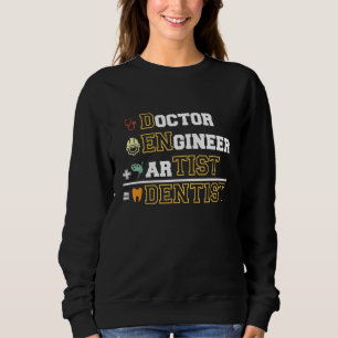 Sudadera Médica Ingeniero Artista Asistente Dental