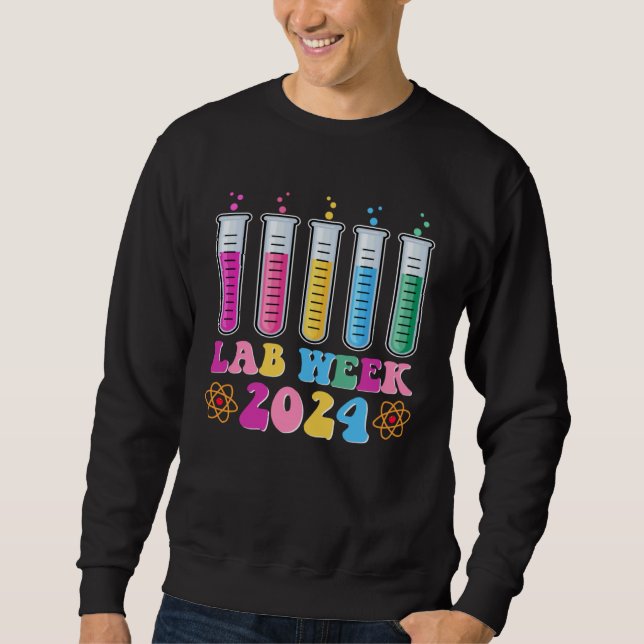 Sudadera Medical Laboratory Technician Lab Week 2024 Techno (Anverso)