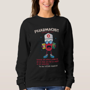 Sudadera Medicamentos Farmacéuticos Tratamiento de Pilares 