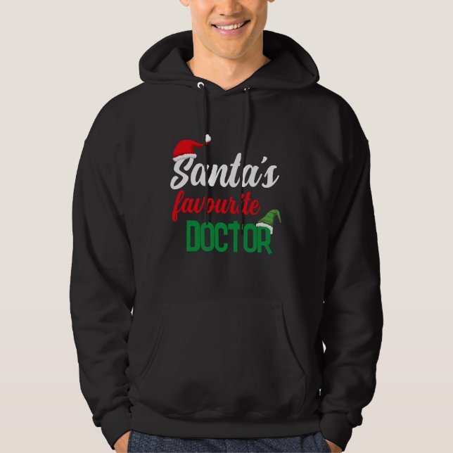 Sudadera Médicas favoritos de Santa Navidades gorra elf (Anverso)