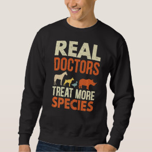 Sudadera Médicas reales tratan más especies de Veterinaria 