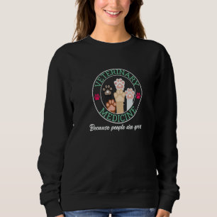 Sudadera Medicina Veterinaria Animal Porque La Gente Es Asq